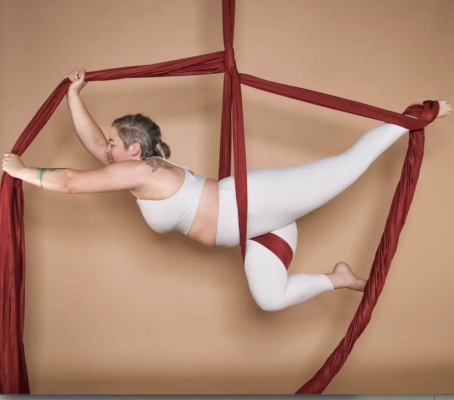 Aerial Silks class at Flexibility in Flight